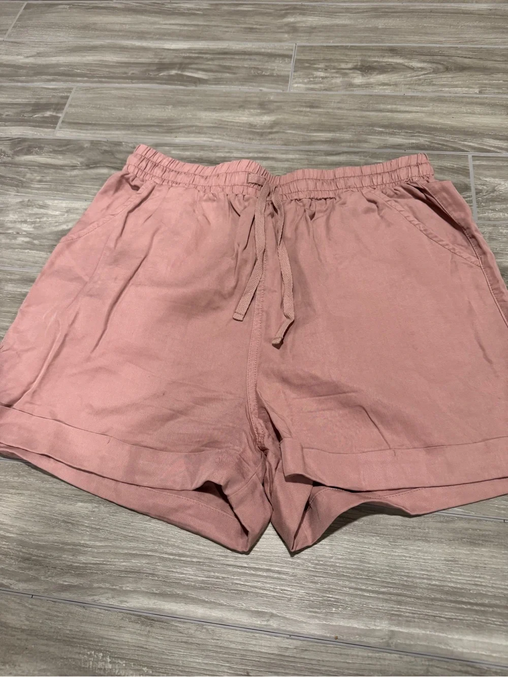 Universal Thread Dusty Rose High-Waist Drawstring Shorts